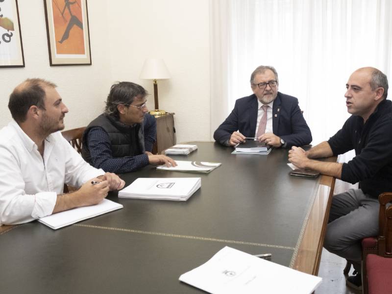 Reunión de José Martí con el nuevo delegado de la Federación de Caza de la Comunidad Valenciana