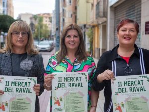 II Mercat del Raval en la plaza Illes Columbretes de Castelló