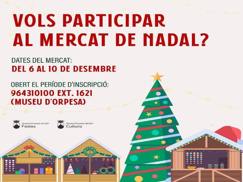 Se ‘adelanta’ la Navidad en Oropesa del Mar con su ‘Mercat de Nadal’