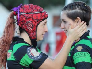 Las jugadoras del Club Rugby Castelló Elektrosol vuelven a arrasar en la quinta jornada de liga