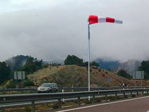 Rachas de viento de 120 km/hora en El Toro (Castellón)