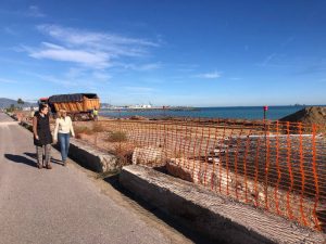 El Puerto de Castellón empieza la aportación de arena a la playa de Benafelí de Almassora