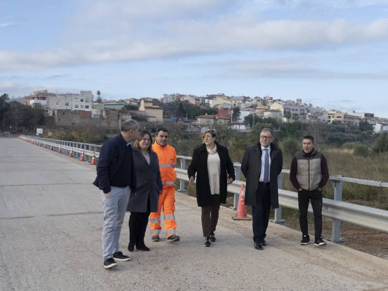 Diputación acomete las obras de seguridad vial de la CV-138 entre Càlig y Vinaròs