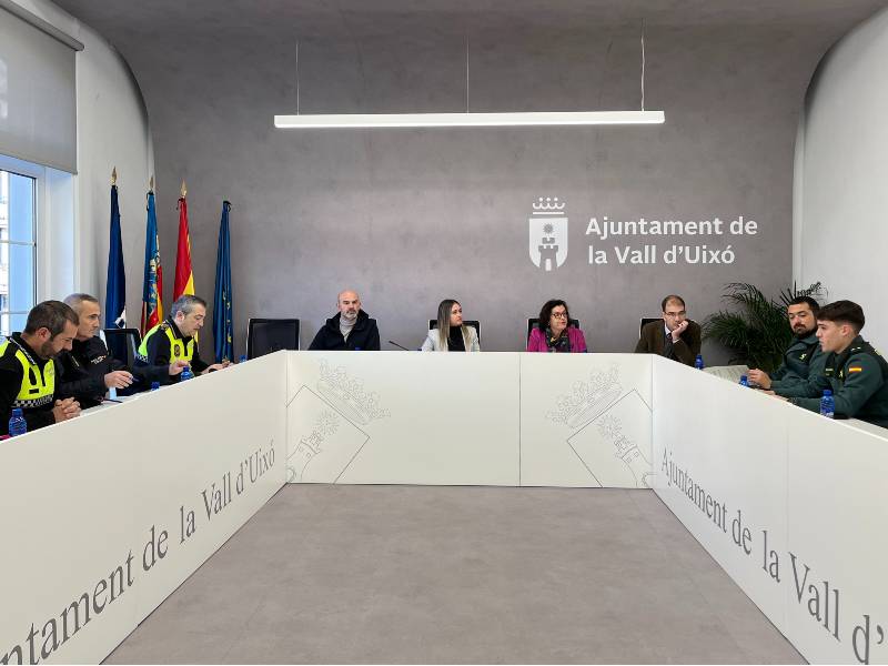Seguridad especial en Vall d’Uixó para el Fin de Año 2022