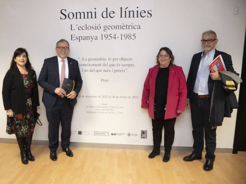 Exposición ‘Ensueño de líneas’ con obras de los artistas de la ‘Geometría Histórica de España’ en el Menador de Castellón