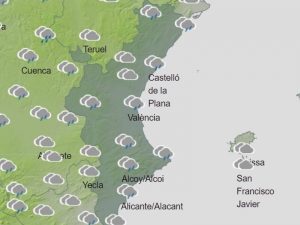 Alerta amarilla por viento en Castellón y Valencia