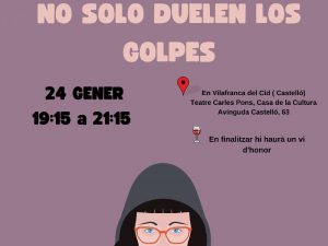 Pamela Palenciano presenta en Vilafranca «No solo duelen los golpes»