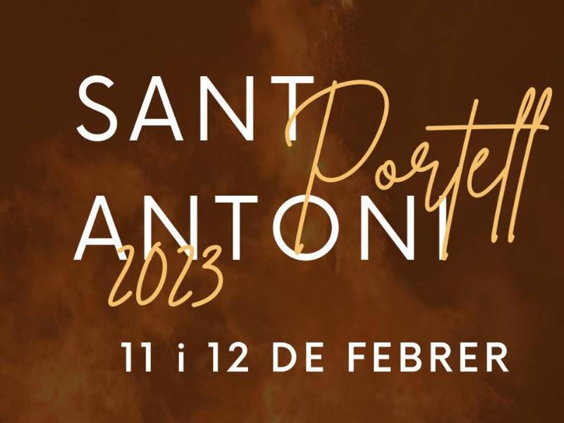 Programación Sant Antoni 2023 en Portell