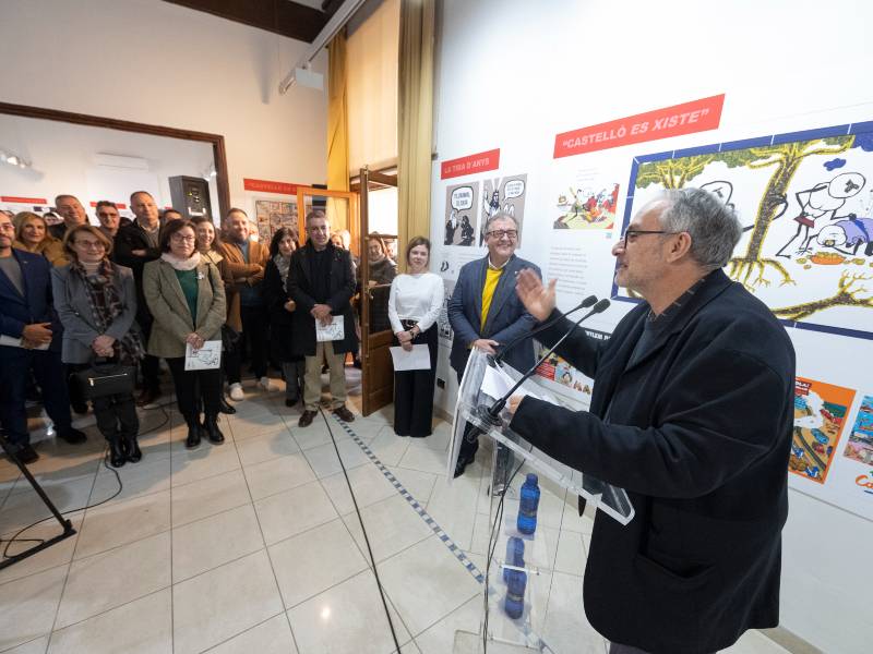 Exposición ‘Castelló EsXiste. La tira d’anys dibuixant” de Xipell