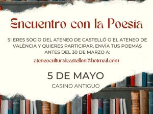 Encuentro con la Poesía en el Casino Antiguo de Castelló