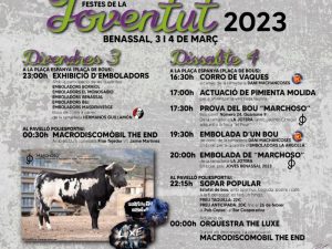 Música y toros en «Festes de la Joventut 2023» de Benassal