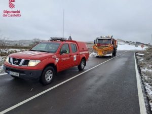 Establecida la Emergencia «0» por nieve en el interior de la provincia de Castellón