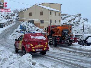 Preemergencia por formación de placas de hielo en el interior de Castellón