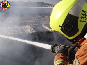 Incendio en Quart de Poblet