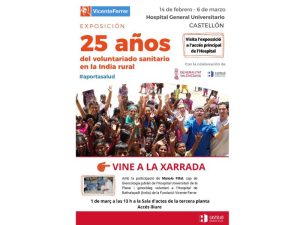 Charla y exposición en Castellón sobre el ‘Voluntariado Sanitario en la India rural’