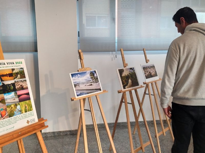 Exposición en el centro la Marina del Grau de Castelló de las fotografías del concurso ‘Marjaleria Viva 2022’
