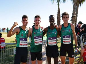 Triplete histórico del Playas en el europeo de cross