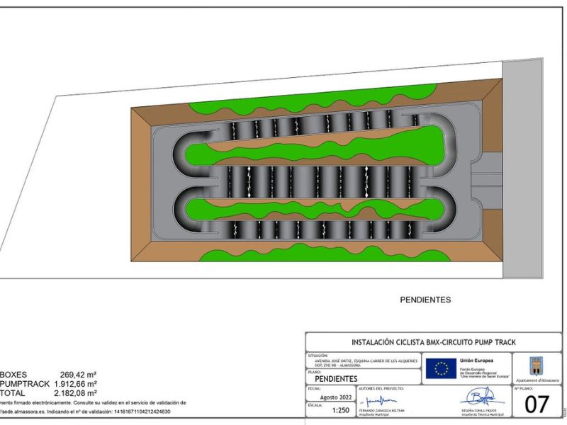 El circuito ‘pump track’ de Almassora estará terminado antes del verano de 2023