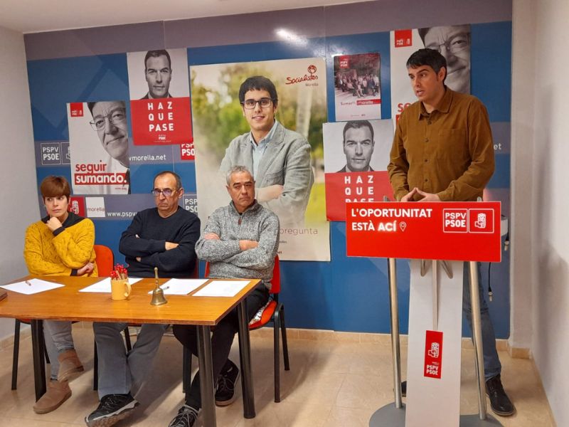 Rhamsés Ripollés Puig, candidato a la alcaldía de Morella por el PSPV-PSOE en las elecciones municipales de mayo