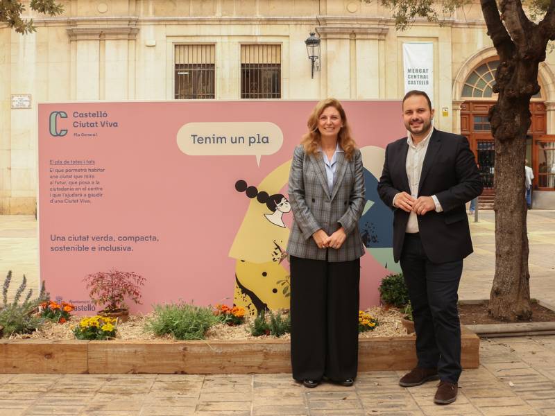 «Tenemos un Plan» llena la ciudad de Castellón de Tótems