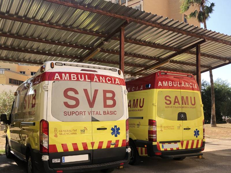 Un hombre resulta herido tras sufrir un accidente en moto en Castellón