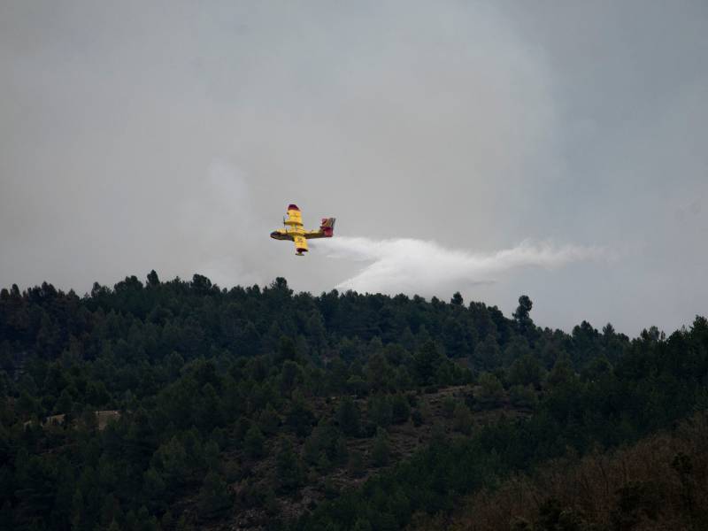 Castilla-La Mancha colabora en el incendio de Villanueva de Viver – Castellón