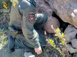 La Guardia Civil activa recomendaciones tras encontrar una bomba napoleónica en el Castillo de Peñíscola-Castellón