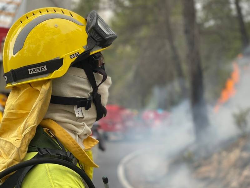 Avance voraz del incendio en Villanueva de Viver, pero el perímetro se mantiene – Castellón/Teruel