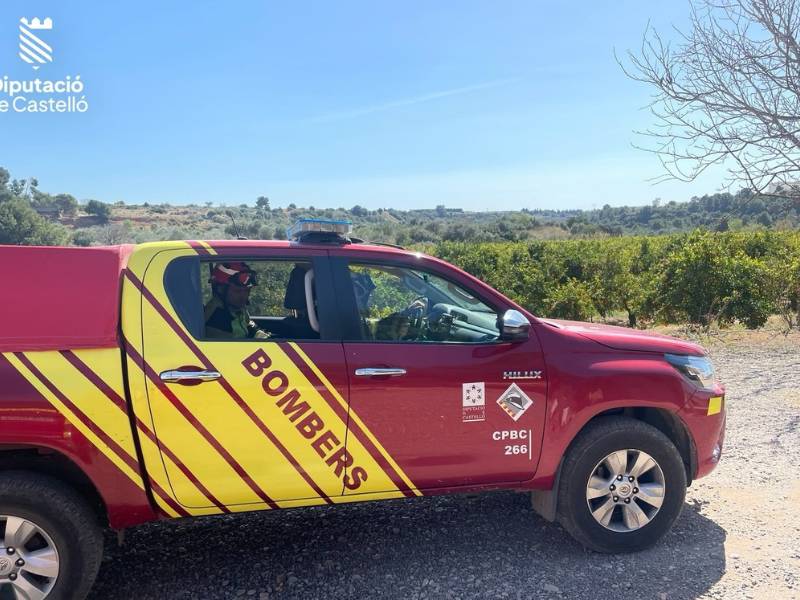 Un incendio paraliza la línea de tren a su paso por Caudiel – Castellón