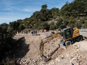 Ampliación de curvas en la CV-111 entre Vallibona y Morella en Castellón