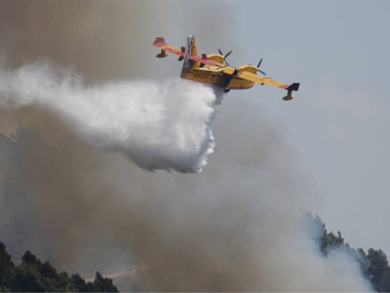 Avance positivo en la extinción del incendio de Villanueva de Viver (Castellón) – VÍDEO