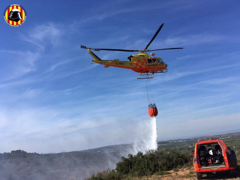 Se da por estabilizado el incendio forestal de Picassent – Valencia