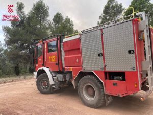 Altas temperaturas y viento de poniente complicarán de nuevo los trabajos del incendio de Villanueva de Viver – Castellón