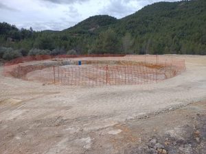 Montán (Castellón) se prepara contra los incendios con la construcción de una balsa de agua