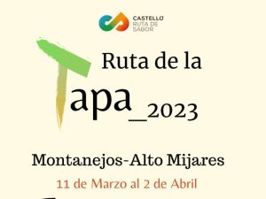 Ruta de la tapa Montanejos (Castellón) 2023