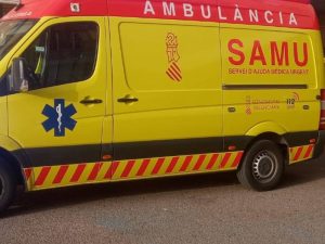 Heridos tras colisionar su moto con un coche en la N-340 en Vinaròs- Castellón