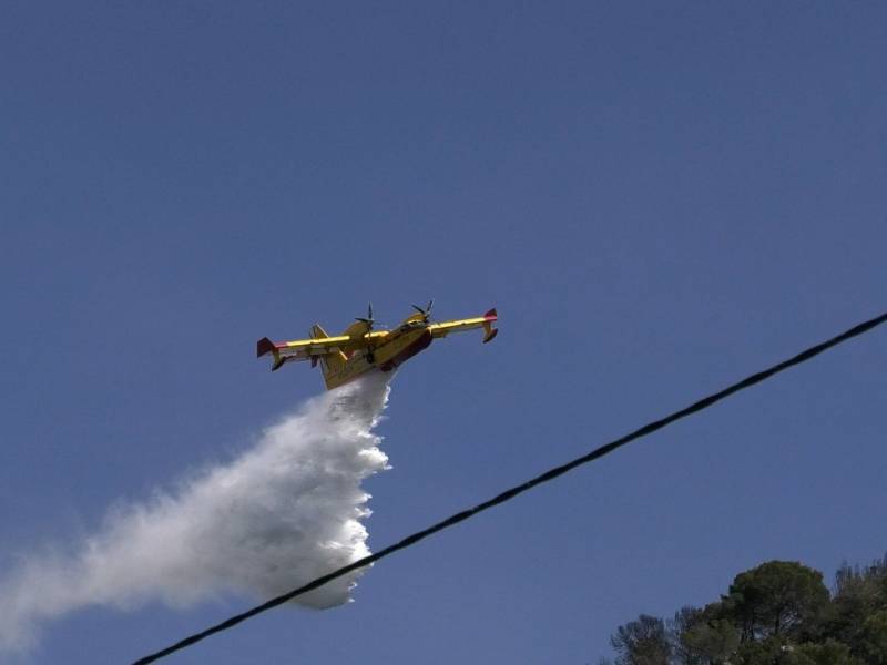 Tras quemar cerca de 40 hectáreas se da por controlado el incendio forestal de Alzira (Valencia)