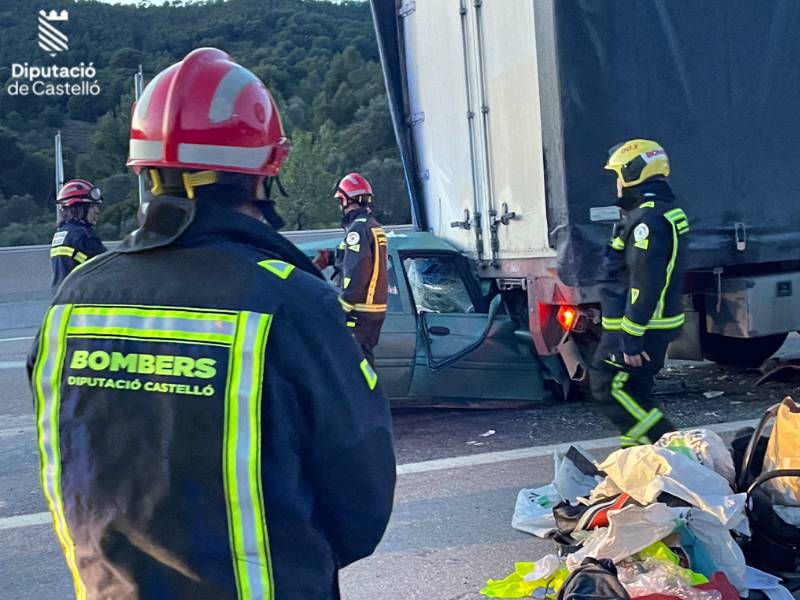 Un herido en accidente de tráfico en la CV-16 en Borriol – Castellón