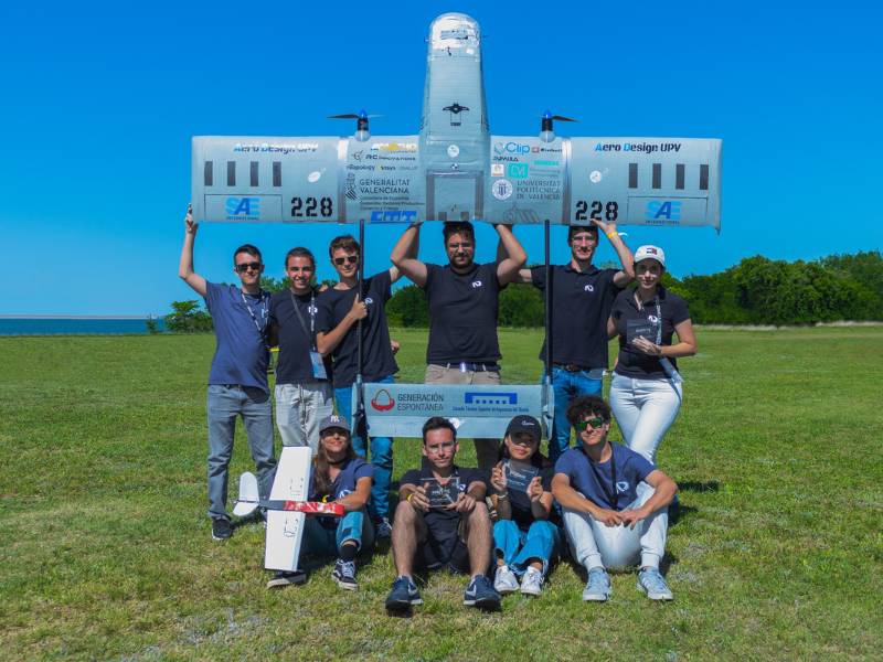 La aeronave ´Stingray´ de la UPV subcampeona de la SAE Aero Design West de Texas