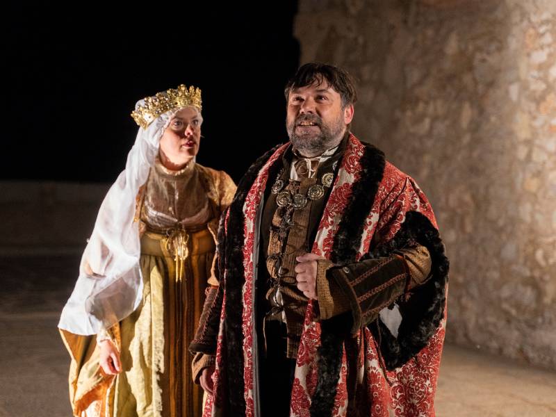 «María de Castilla, reina de Aragón», en el castillo de Peñíscola con Ágape Teatro