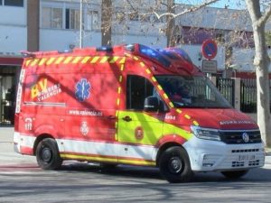 Mujer de avanzada edad rescatada de incendio en su vivienda en Silla (Valencia)