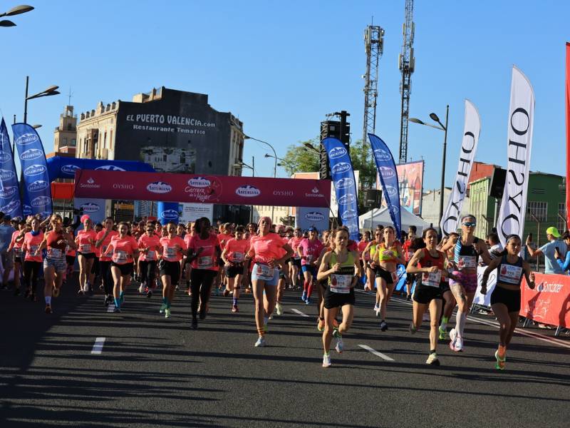 ‘La Carrera de la Mujer 2023’ inunda de rosa las calles de Valencia