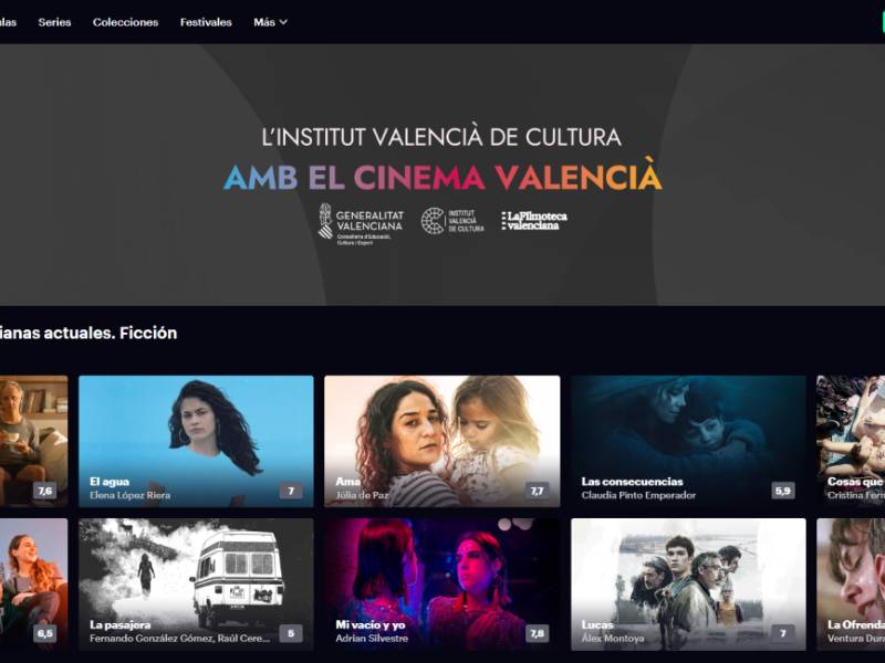 Generalitat obri un canal de cine en valencià dins de la plataforma Filmin