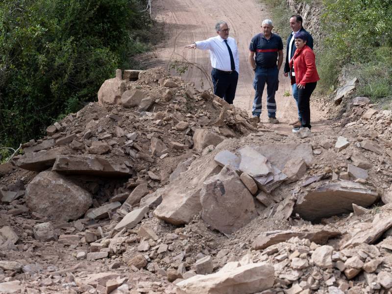 Diputación inicia los trabajos de reparación de la pista de l’Oret en Eslida – Castellón