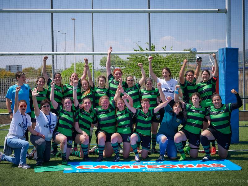 El Rugby Castelló Femení gana la final de liga 2023