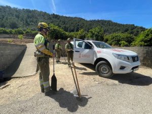 Estabilizado el incendio de Alzira tras amenazar el paraje natural de Murta