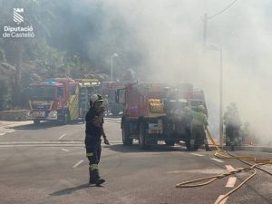 Libertad con medidas cautelares para la detenida por presunta participación en el incendio de Oropesa -Castellón