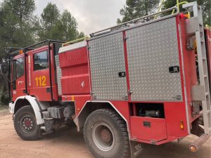 Incendio en zona forestal entre Torralba del Pinar y Villamalur (Castellón)