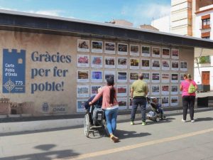 Un gran mural en el Raval de Sant Josep para agradecer el trabajo del tejido asociativo en Onda-Castellón