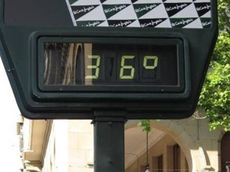 Temperatura récord de Europa este martes en Carcaixent y Xàtiva (Valencia)
